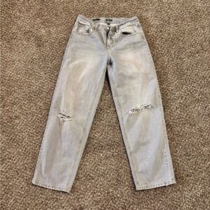 Wild Fable Light Gray Straight Leg Jeans